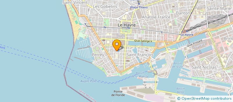 localisation de l'entreprise MONSIEUR AZDINE TOUAHRIA à LE HAVRE