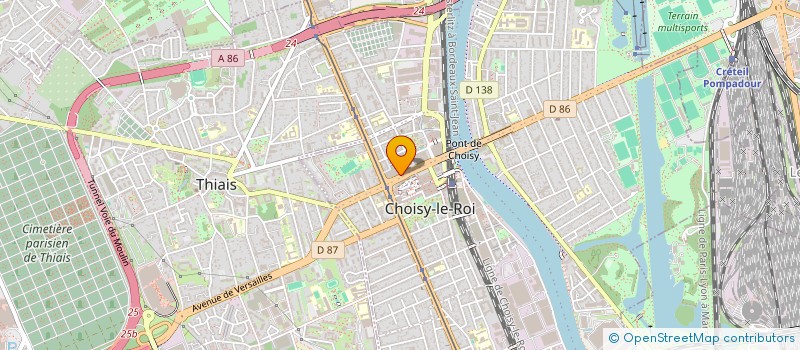 localisation de l'entreprise MONSIEUR AZE OUACHEK à CHOISY-LE-ROI