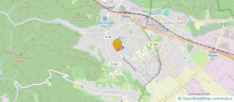 localisation de l'entreprise MONSIEUR AZEDDINE ANKABOUT  THANN