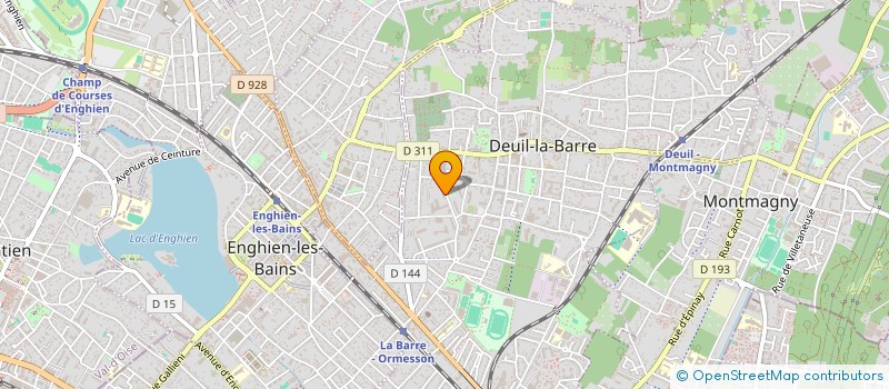 localisation de l'entreprise MONSIEUR AZEDDINE ARAB  DEUIL-LA-BARRE