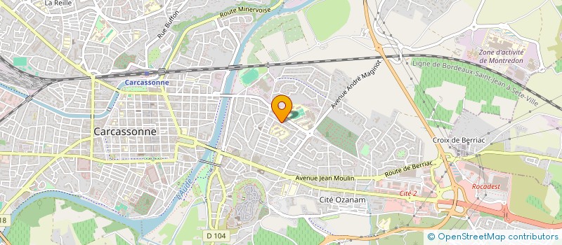 localisation de l'entreprise MONSIEUR AZEDDINE AYAD  CARCASSONNE