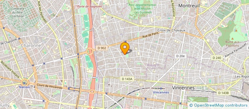 localisation de l'entreprise MONSIEUR AZEDDINE BELHADI à MONTREUIL