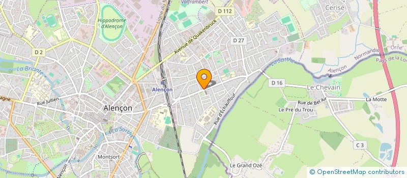 localisation de l'entreprise MONSIEUR AZEDDINE BELHAK à ALENCON