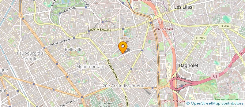 localisation de l'entreprise MONSIEUR AZEDDINE BENYAGOUB à PARIS