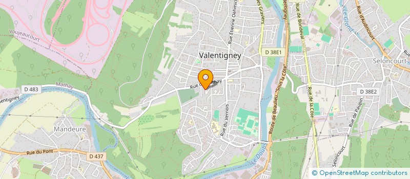 localisation de l'entreprise MONSIEUR AZEDDINE BOUBERRIA à VALENTIGNEY