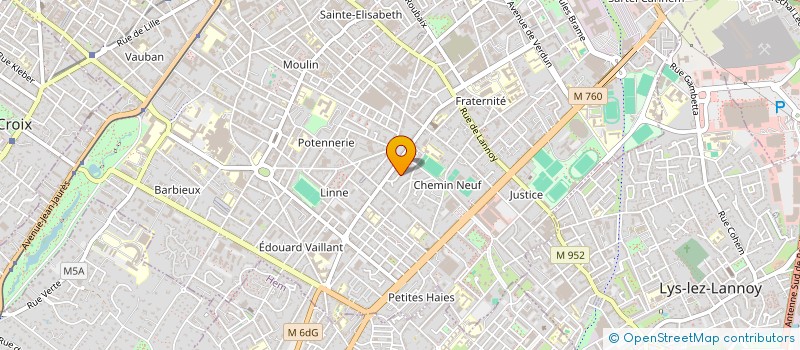 localisation de l'entreprise MONSIEUR AZEDDINE CHNIFA à ROUBAIX