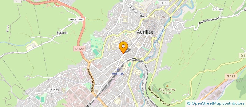 localisation de l'entreprise MONSIEUR AZEDDINE EL BARNOUSSY à AURILLAC