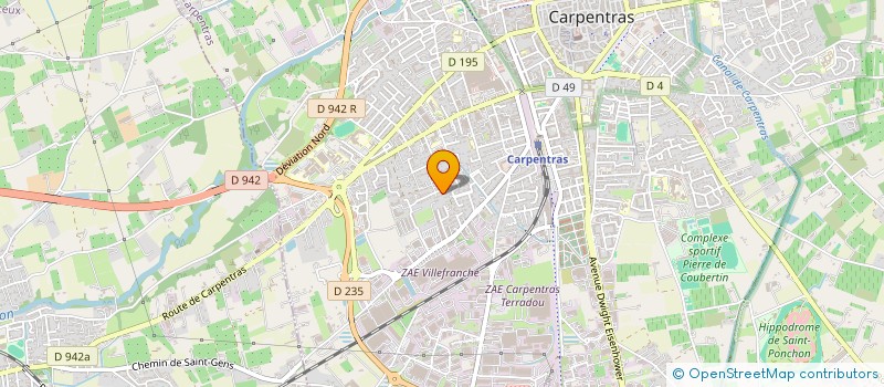 localisation de l'entreprise MONSIEUR AZEDDINE EL HADDAJI à CARPENTRAS