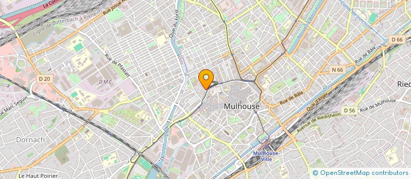 localisation de l'entreprise MONSIEUR AZEDDINE FERGUI  MULHOUSE