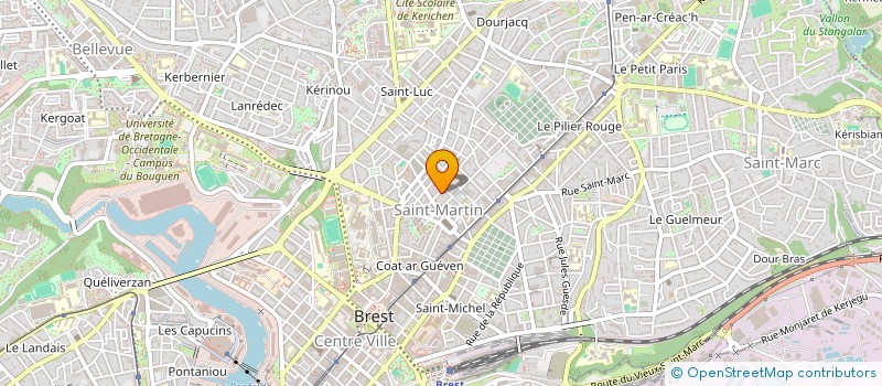 localisation de l'entreprise MONSIEUR AZEDDINE GHELLACHE à BREST