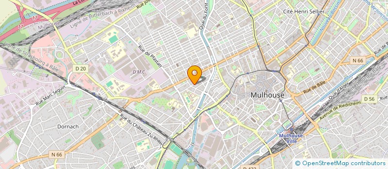 localisation de l'entreprise MONSIEUR AZEDDINE IDHA  MULHOUSE