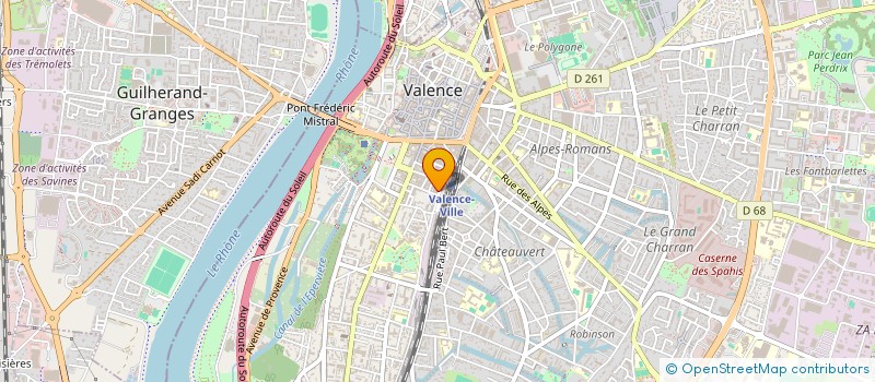 localisation de l'entreprise MONSIEUR AZEDDINE JOUDAR  VALENCE