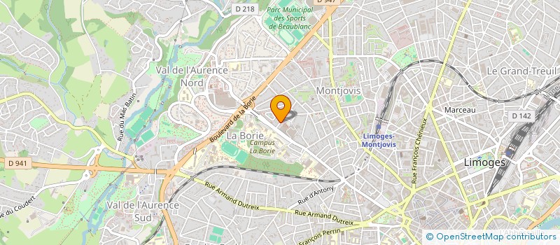 localisation de l'entreprise MONSIEUR AZEDDINE MALEK à LIMOGES