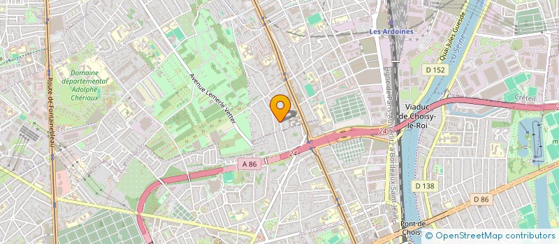 localisation de l'entreprise MONSIEUR AZEDDINE MANSEUR  VITRY-SUR-SEINE