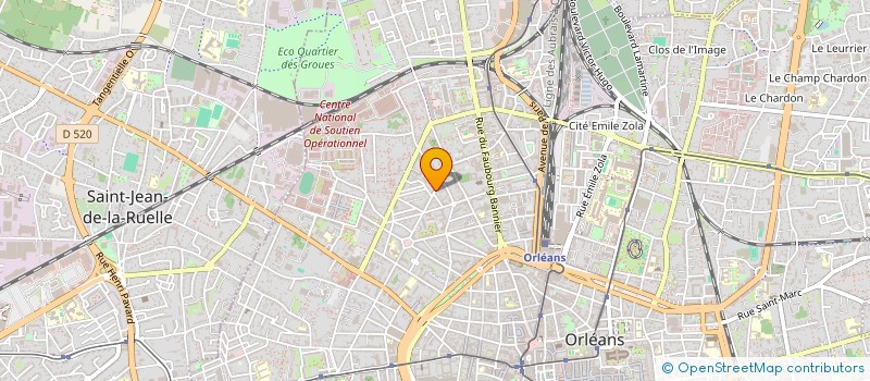 localisation de l'entreprise MONSIEUR AZEDDINE OUAIL  ORLEANS