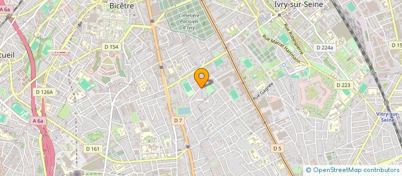 localisation de l'entreprise MONSIEUR AZEDDINE OUKACI à VILLEJUIF