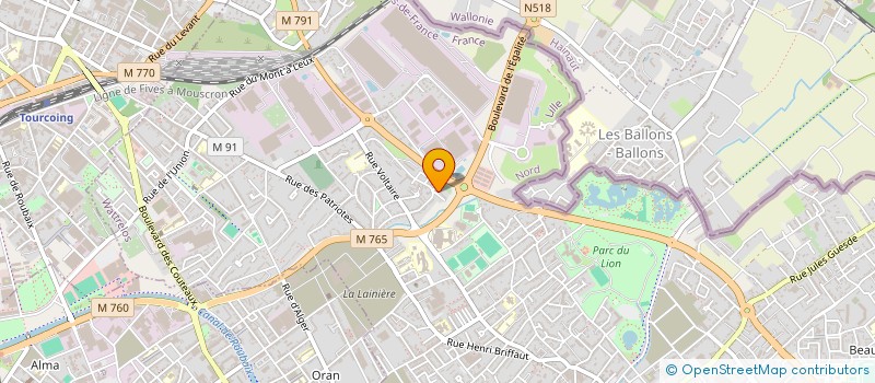 localisation de l'entreprise MONSIEUR AZEDDINE RABOUJ à WATTRELOS