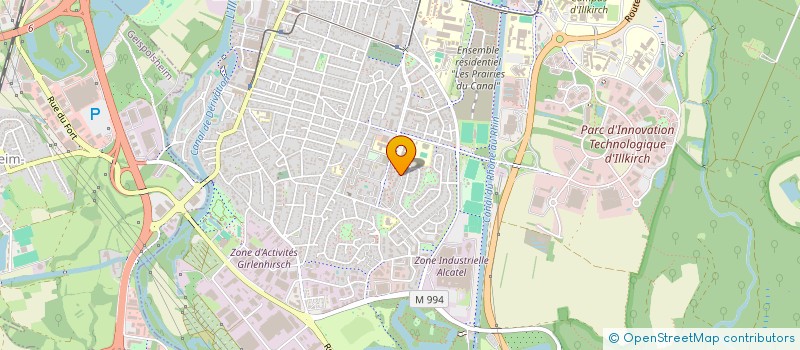 localisation de l'entreprise MONSIEUR AZEDDINE TEGGUER  ILLKIRCH-GRAFFENSTADEN