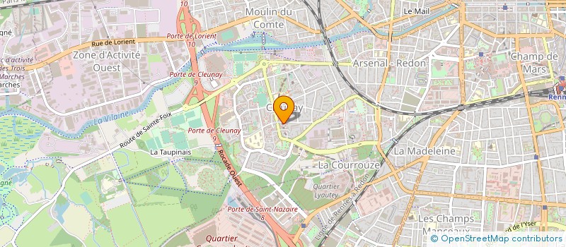 localisation de l'entreprise MONSIEUR AZEDINE ABOUT  RENNES