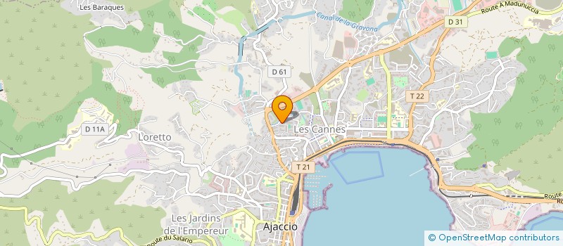 localisation de l'entreprise MONSIEUR AZEDINE BELKOUB à AJACCIO