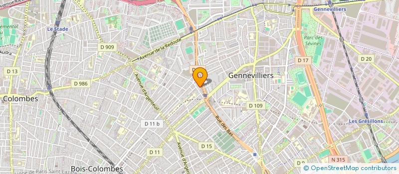 localisation de l'entreprise MONSIEUR AZEDINE BEN BRAHAM  ASNIERES-SUR-SEINE