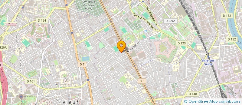 localisation de l'entreprise MONSIEUR AZEDINE BENDJILALI  VITRY-SUR-SEINE