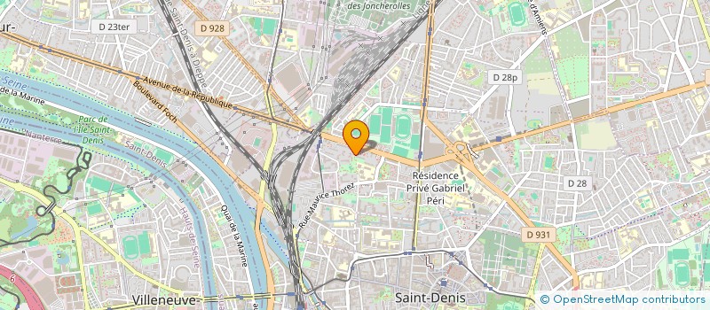 localisation de l'entreprise MONSIEUR AZEDINE BOUABBAS à SAINT-DENIS