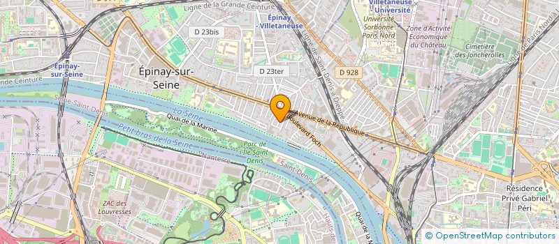 localisation de l'entreprise MONSIEUR AZEDINE BOUDIAF à EPINAY-SUR-SEINE