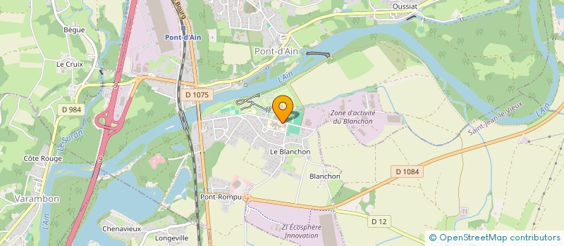 localisation de l'entreprise MONSIEUR AZEDINE CHALAL  PONT-D'AIN