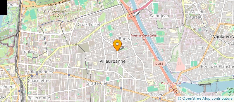 localisation de l'entreprise MONSIEUR AZEDINE DALLI  VILLEURBANNE