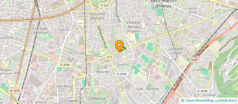 localisation de l'entreprise MONSIEUR AZEDINE DJEBALI  GRENOBLE