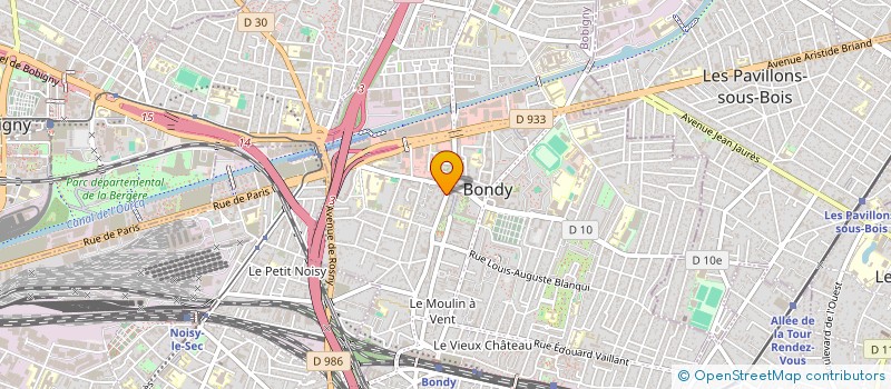 localisation de l'entreprise MONSIEUR AZEDINE FELLAHI  PONTOISE