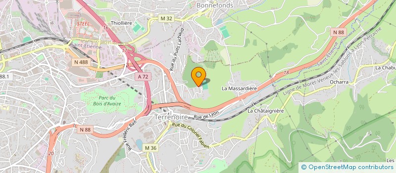 localisation de l'entreprise MONSIEUR AZEDINE IMALOUI à SAINT-ETIENNE