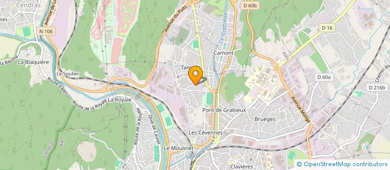 localisation de l'entreprise MONSIEUR AZEDINE NAMAR  ALES