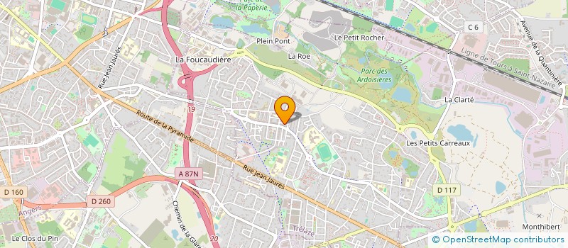 localisation de l'entreprise MONSIEUR AZEDINE SADNIA  TRELAZE