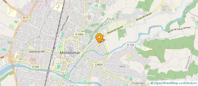 localisation de l'entreprise MONSIEUR AZEDINE ZIAN  MONTELIMAR