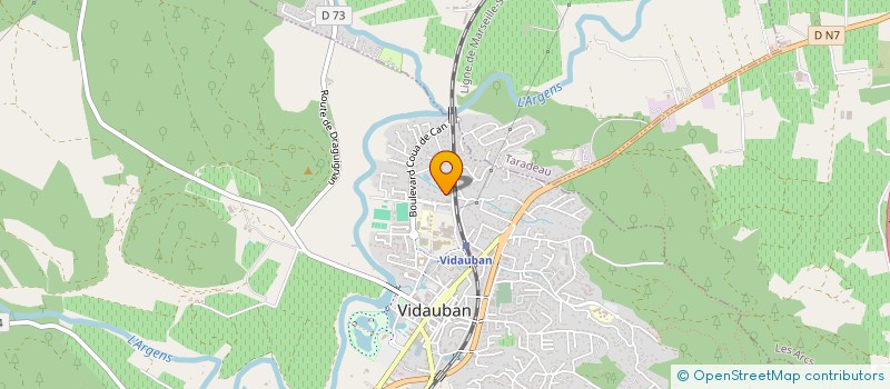 localisation de l'entreprise MONSIEUR AZEDINE ZIREK  VIDAUBAN