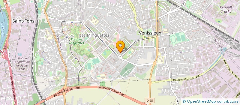 localisation de l'entreprise MONSIEUR AZEDINE ZOUITER  VENISSIEUX