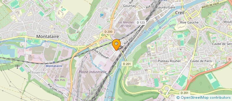 localisation de l'entreprise MONSIEUR AZEEZ ABDOUL  MONTATAIRE