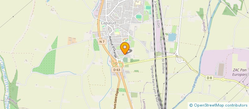 localisation de l'entreprise MONSIEUR AZEL BOUZOUITA  LAPALUD