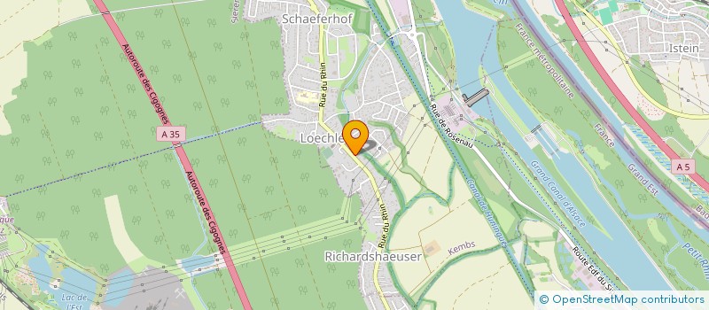 localisation de l'entreprise MONSIEUR AZEM GJOCAJ  KEMBS