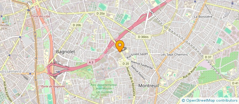 localisation de l'entreprise MONSIEUR AZER GAFSIA à MONTREUIL