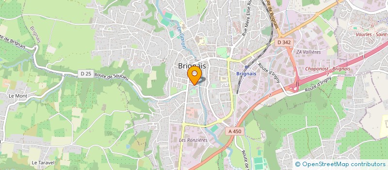 localisation de l'entreprise MONSIEUR AZER JEBARI à BRIGNAIS