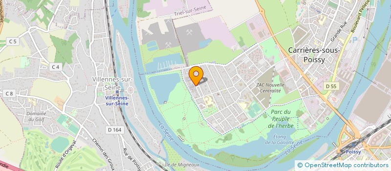 localisation de l'entreprise MONSIEUR AZER SAFAR ZADA  CARRIERES-SOUS-POISSY