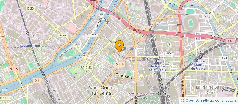 localisation de l'entreprise MONSIEUR AZER TROUDI à SAINT-DENIS