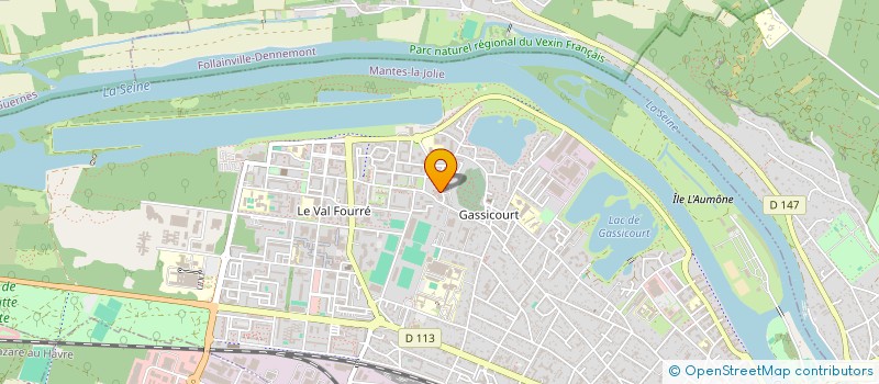 localisation de l'entreprise MONSIEUR AZHAR HUSSAIN  MANTES-LA-JOLIE