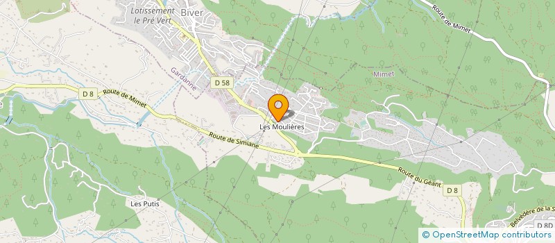 localisation de l'entreprise MONSIEUR AZIEZ CHENNOUF  MIMET