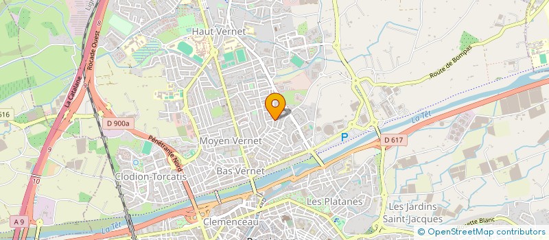 localisation de l'entreprise MONSIEUR AZIM BARAKZAI  PERPIGNAN