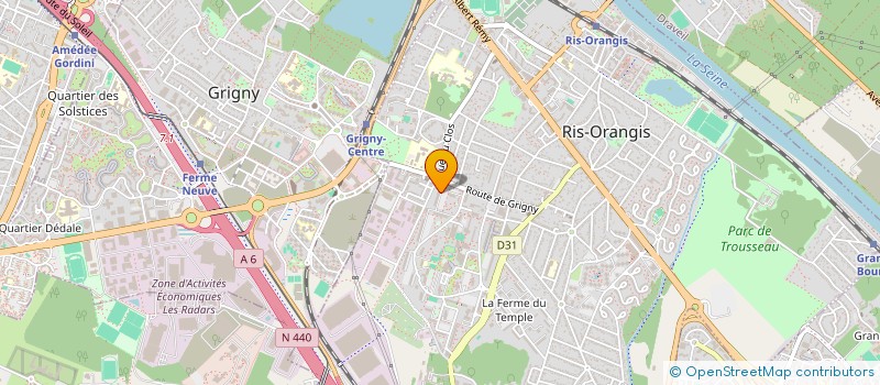 localisation de l'entreprise MONSIEUR AZIM KULOV  RIS-ORANGIS