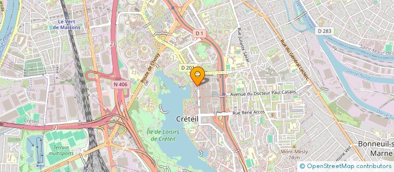 localisation de l'entreprise MONSIEUR AZIM MOHAMMAD  CRETEIL